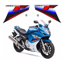 Kit Adesivos Suzuki Gsx 650f 2011 Azul Gsxfaz Foto  mini 1