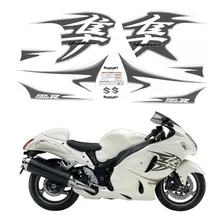 Kit Adesivos Suzuki Hayabusa Gsx 1300r 2012 Branca Foto mini 1