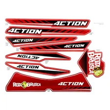 Kit Adesivos Take Biker 4ction Honda Crf230 2008/2021 Trilha Foto mini 2