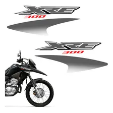 Kit Adesivos Tanque Honda Xre 300 2016 Cinza Faixa Lateral Foto mini 1