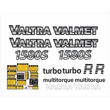 Kit Adesivos Trator Valtra Valmet 1580s Turbo Completo R743 Foto mini 2