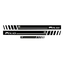 Kit Adesivos Tunning CompatÃvel Fiat Palio Ref20588 Cor Preto Foto mini 2