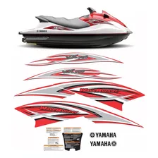 Kit Adesivos Vermelho Jet Ski Para Yamaha Vx 700 17150 Foto mini 2