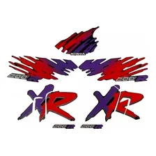 Kit Adesivos Xr200r 1994 Preto Foto mini 1