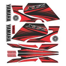 Kit Adesivos Xtz 125 2012 Vermelha 10354 Foto mini 1