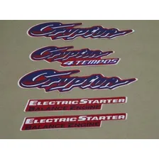 Kit Adesivos Yamaha Crypton 2002 Vermelha 00851 Cor PADRÃO Foto mini 2