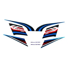Kit Adesivos Yamaha Fazer 150 2014 Azul 10479 Foto mini 1