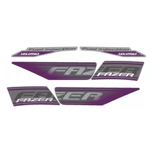 Kit Adesivos Yamaha Fazer 250 Especial 2011 Roxa 10256 Cor FAZER 250 ESPECIAL 2011 ROXA Foto mini 4
