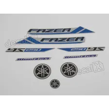 Kit Adesivos Yamaha Fazer 250bf 2013 Prata 10367 Cor PADRÃO Foto mini 4