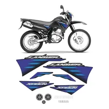 Kit Adesivos Yamaha Lander 250 2007 Preta 10457 Foto mini 1