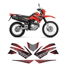 Kit Adesivos Yamaha Lander 250 2014 Vermelha 10493 Foto  mini 1