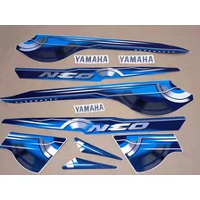 Kit Adesivos Yamaha Neo 2010 Azul 10310 Foto mini 3