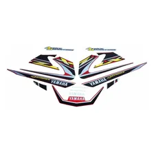 Kit Adesivos Yamaha Xtz 125 2003 Vermelha 00836 Foto mini 2