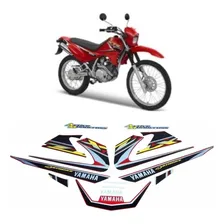 Kit Adesivos Yamaha Xtz 125 2003 Vermelha 00836 Foto mini 1