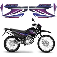 Kit Adesivos Yamaha Xtz 125 2007 Preta 10033 Foto  mini 1