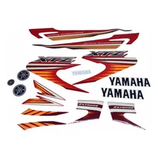 Kit Adesivos Yamaha Xtz 125 2008 Vermelha 10111 Foto mini 1