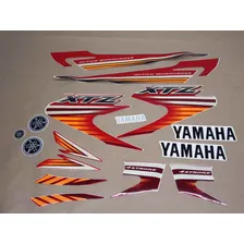 Kit Adesivos Yamaha Xtz 125 2008 Vermelha 10111 Foto mini 2