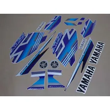 Kit Adesivos Yamaha Xtz 125 2009 Azul 10178 Foto mini 2