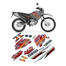 Kit Adesivos Yamaha Xtz 125 2010 Vermelha 10248 Foto  mini 1