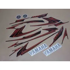 Kit Adesivos Yamaha Xtz 125x 2009 Preta 10180 Foto mini 4