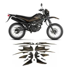 Kit Adesivos Yamaha Xtz 125x 2012 Preta 10358 Cor Xtz 125 Foto  mini 1