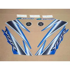 Kit Adesivos Yamaha Ybr 125 2005 Azul 00943 Cor Yamaha Ybr 125 2005 Azul Foto mini 2