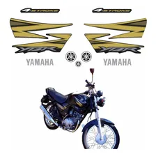 Kit Adesivos Yamaha Ybr 125 2006 Preta Cor Padrão Foto mini 3
