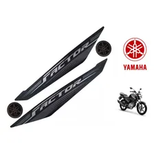 Kit Adesivos Yamaha Ybr 125i Factor 2019 (vermelho/preto) Foto mini 2