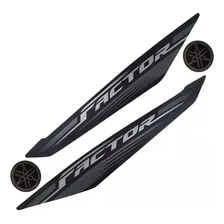 Kit Adesivos Yamaha Ybr 125i Factor 2019 (vermelho/preto) Foto mini 1