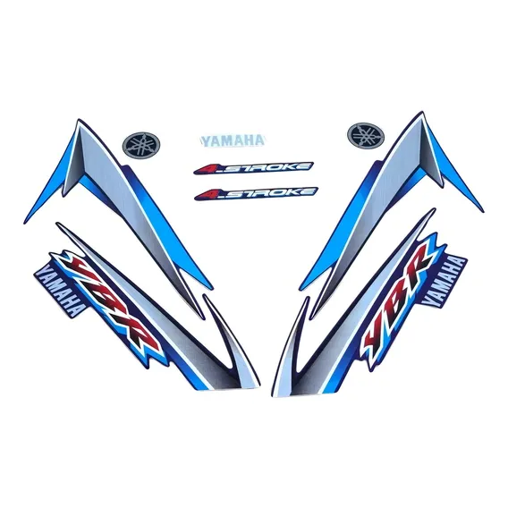 Kit Adesivos Ybr 125 2004 Roxa Resinado 00877 Foto 1