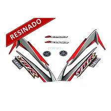 Kit Adesivos Ybr 125 2004 Vermelha Resinado 00873 Cor ADESIVO YBR 125 VERMELHA Foto  mini 1