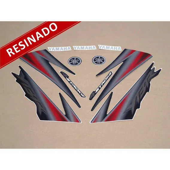 Kit Adesivos Ybr 125 2005 Preta Resinado 00944 Foto 1