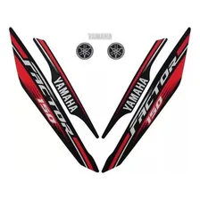 Kit Adesivos Ybr150 Factor 2017 Vermelho Foto mini 1