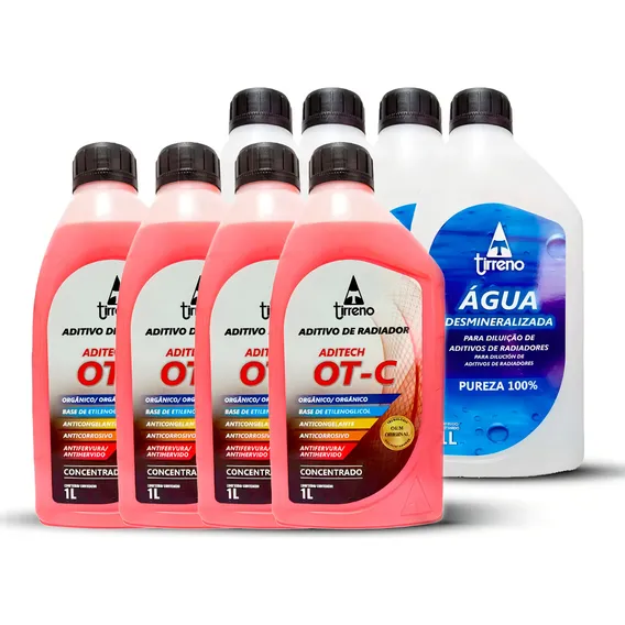 Kit Aditivo Radiador Concentrado Homologado Ot-c Fiat Gm Bmw Foto 1
