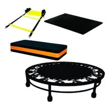 Kit Aeróbico Mini Jump + Colchonete + Escada + Step Foto  mini 1