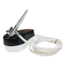 Kit Aerografo Bivolt 110/220 Hs07 + Aerografo Pigmentação Foto mini  2