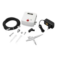 Kit Aerógrafo Com Minicompressor Vonder Profissional Bivolt Foto  mini 1