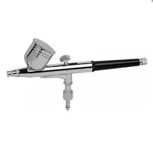 Kit Aerógrafo Compressor Bivolt Profissional + Aerógrafo Bico 0.3mm Para Aeromodelismo, Airbrush, Barbeiro WWSoldas Foto mini 4