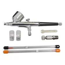 Kit Aerógrafo Dupla Ação Copo Fixo + Acessórios Foto  mini 1