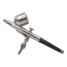 Kit Aerógrafo Dupla Ação Copo Fixo + Acessórios Foto mini  3