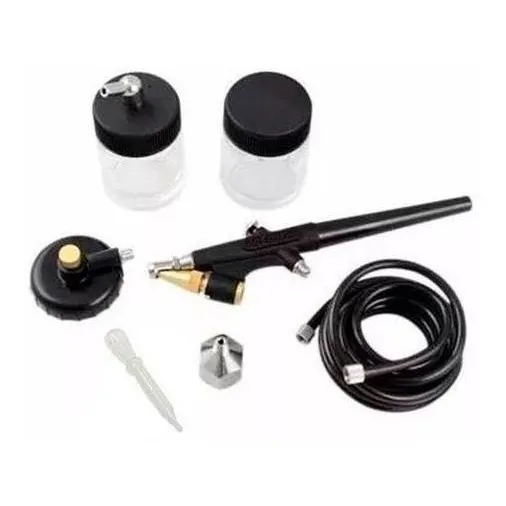 Kit Aer贸grafo Tipo Caneta 7 Pe莽as Versa R540 Foto 1