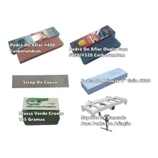 Kit Afiar Pedras #120/320 #400 #600 Suporte Massa Strop Foto mini 2
