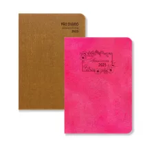 Kit Agenda Executiva Pão DiÔrio - 2025 - Marrom Feminina Foto mini 1