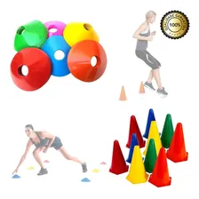Kit Agilidade Treino Futebol C 10 Cones +10 Chapéu Chinês Foto  mini 1