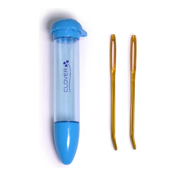 Kit Agulha Costura Clover Jumbo (2 Agulhas Curvas) Foto 1