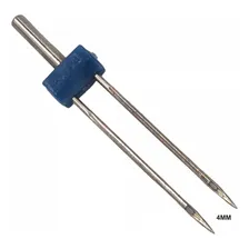 Kit Agulha Dupla 2mm 3mm E 4mm Singer Elgin Com 3 Peças Foto mini  2