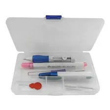 Kit Agulha Magica Bordado Ponto Russo Alto Relevo 10 Itens Foto mini 4