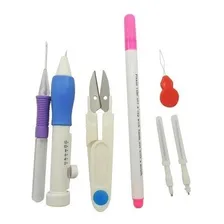 Kit Agulha Magica Bordado Ponto Russo Alto Relevo 10 Itens Foto mini 3
