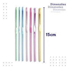 Kit Agulha Para Crochê - Pacote Com 12 Tamanhos Foto mini 4