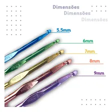 Kit Agulha Para Crochê - Pacote Com 12 Tamanhos Foto mini  2